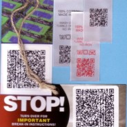 QR Codes on clothing labels