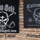 What’s the difference between a woven label and a printed clothing label?