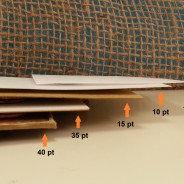 Hang Tag paper thickness options