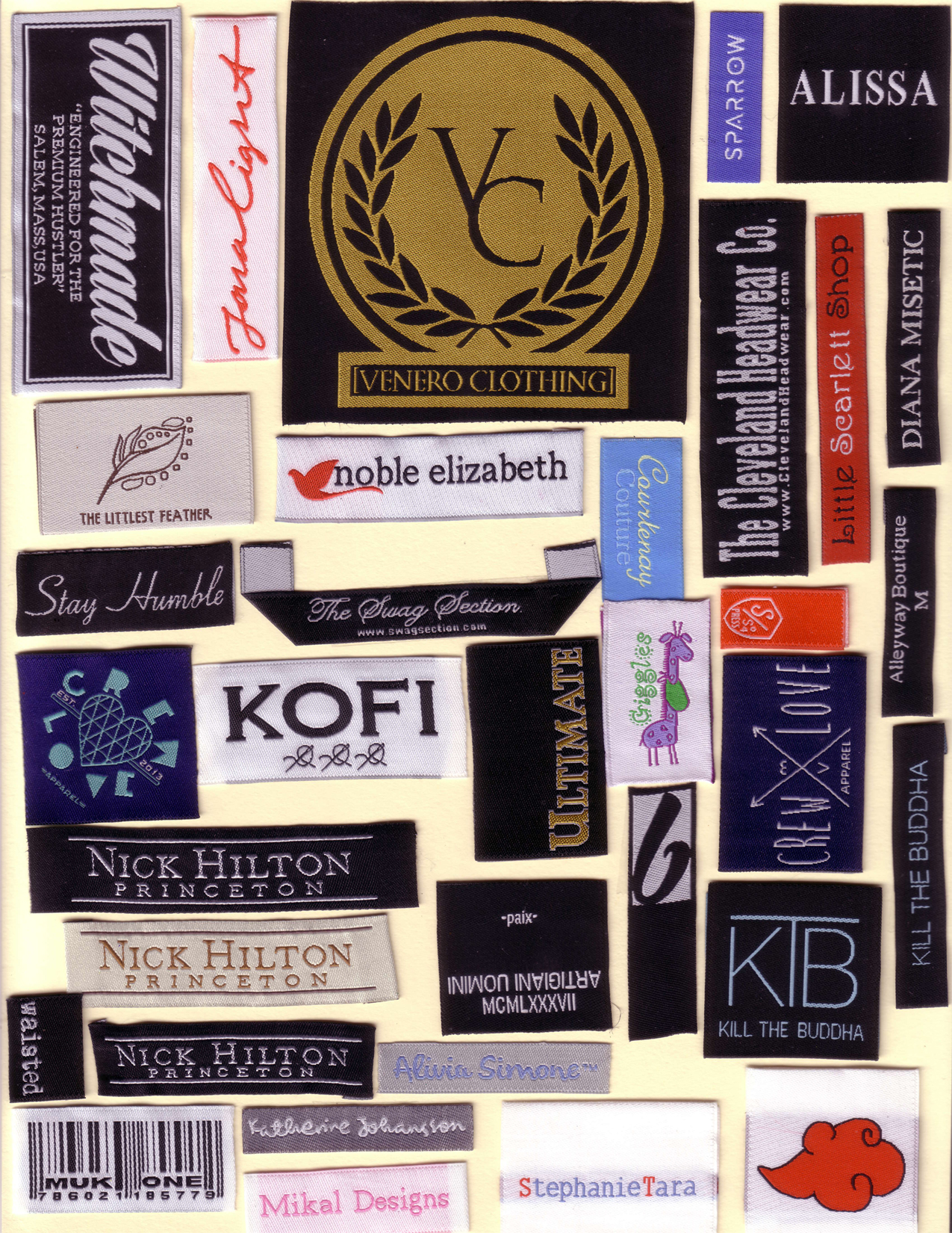 Woven labels - Rapid Tag & Label