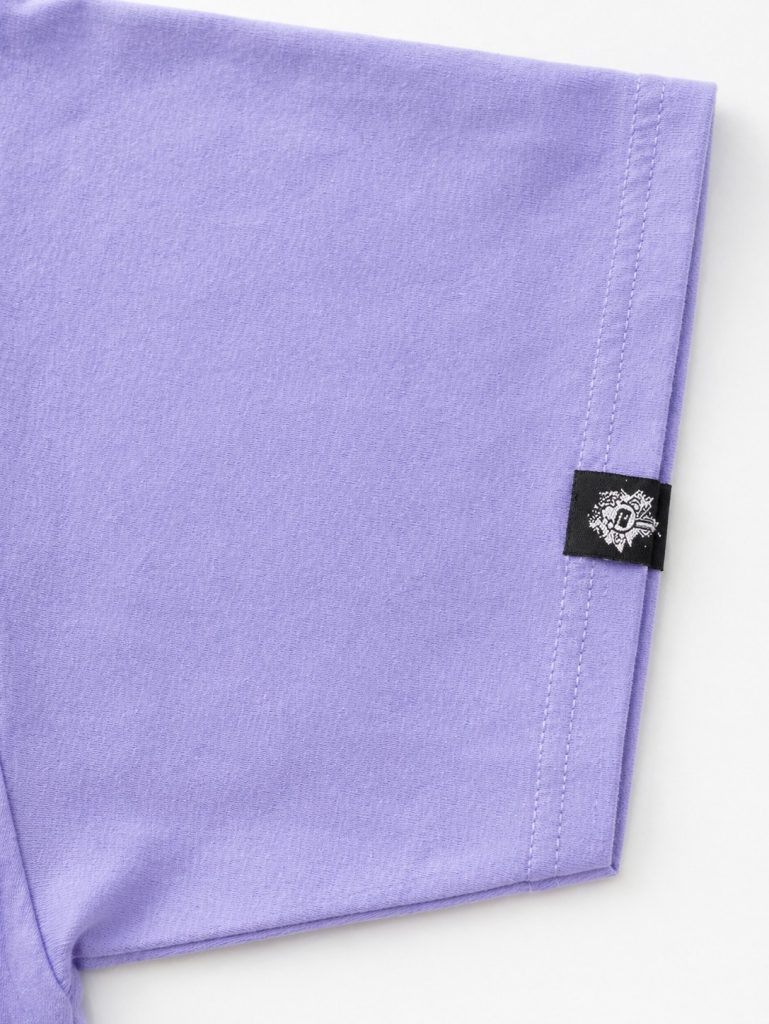 woven label on sleeve cuff for clothing branding